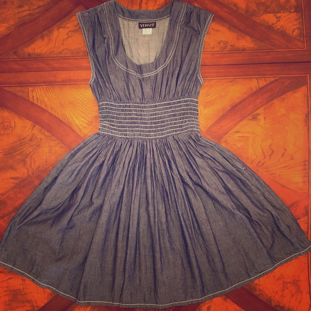 Denim dress with pockets! Perfect condition!